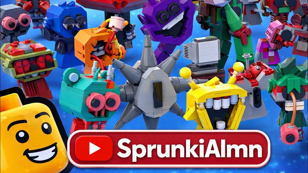 SprunkiBox X NumberBlocks LEGO Puzzle Game 