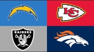 2018 NFL Draft Grades (AFC West)
