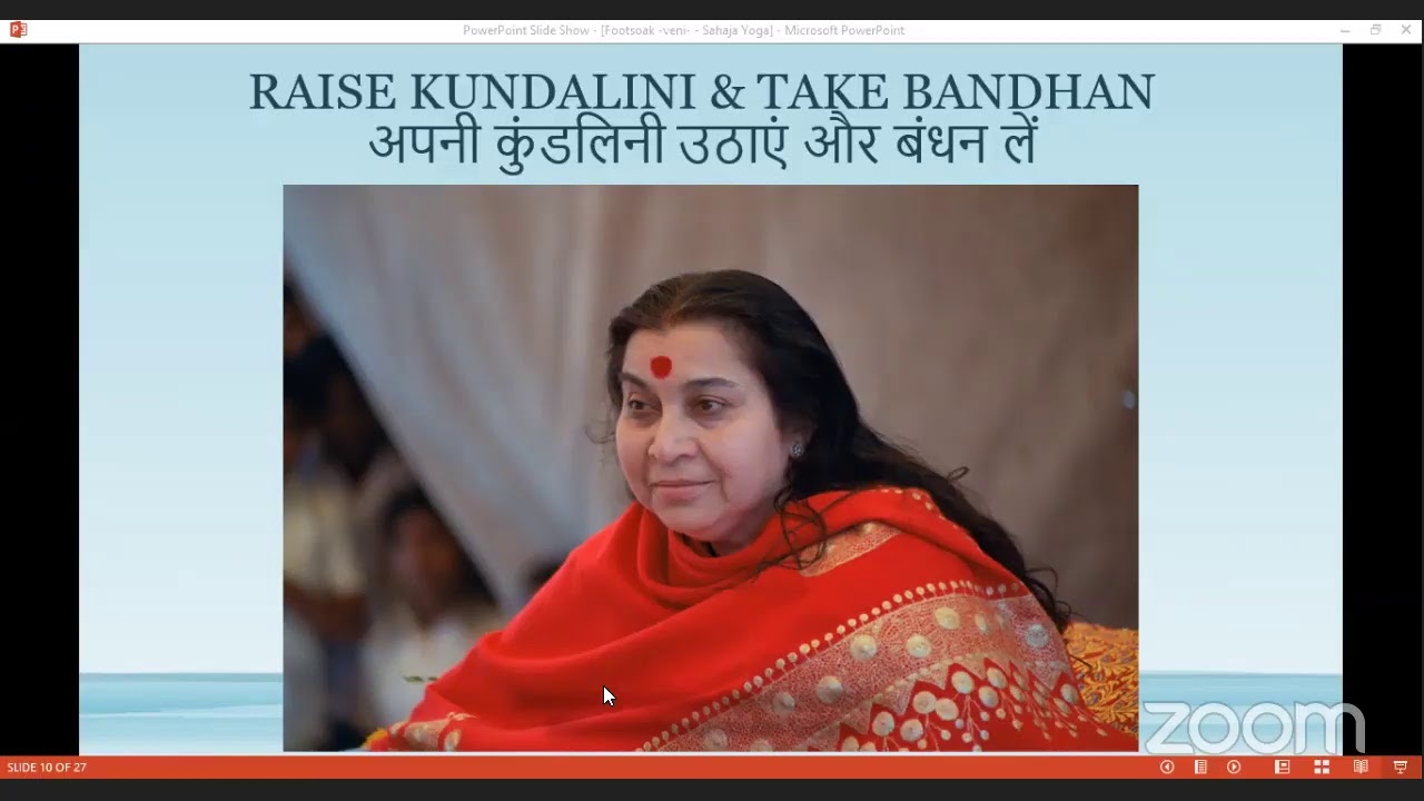 4 Foot Soak & Meditation Sahaja Yoga Meditation (Hindi & Eng