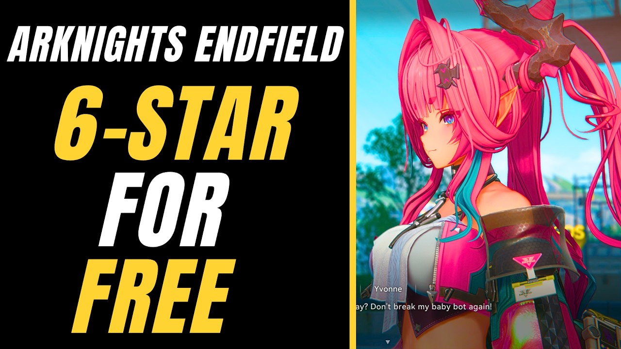 Получите бесплатно 6-звездочного оператора на ваш выбор в ARKNIGHTS ENDFIELD! - ОТЛИЧНЫЕ НОВОСТИ!...