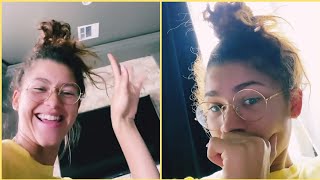 Zendaya Reacting To Beyoncé's Part On Megan Thee Stallion's 'Savage' Remix For The First Time