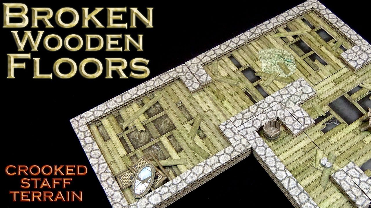 Episode 51 : Broken Wooden Floors (dungeon tiles)