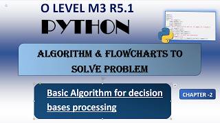 What is Algorithms and Flowcharts to Solve Problems || Pseudo codePYTHON || CLASS-1 || CHAPTER-2 ||