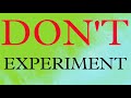 Dont experiment ramping in mri