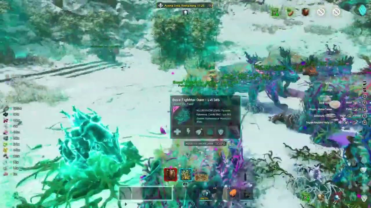 Ark Asa Boss FIght Monkey Kong Wih ELderclaws