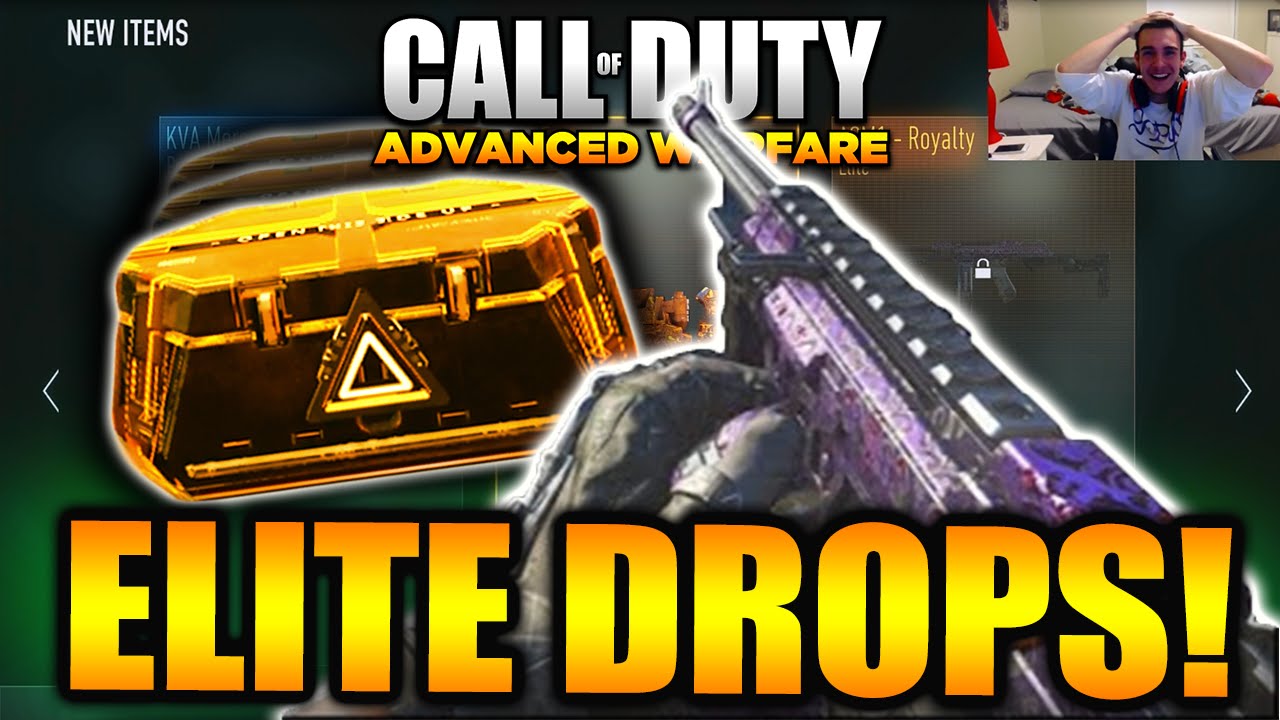 "HUGE SUPPLY DROP OPENING" - Crazy Live Supply Drops + "ASM1 Royalty" w/Reactions! (COD AW)