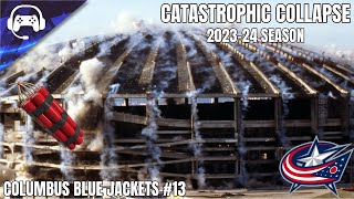 CATASTROPHIC COLLAPSE (2023-24 Season) | NHL 21 | Columbus Blue Jackets Franchise Mode #13