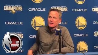 Famous Steve Kerr on LaVar Ball: 'He's becoming a Kardashian of the NBA' | NBA on ESPN Profile