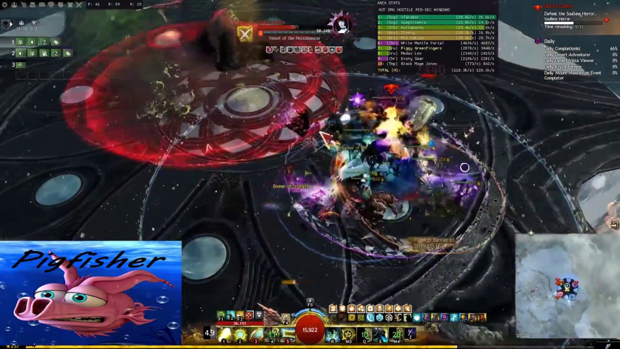Fff Gw2 Raid W5b1 Druid Pov Youtube