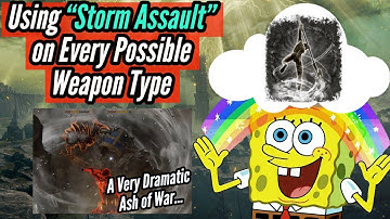 Using "Storm Assault" on All Possible Weapon Types [Elden Ring Invasions | Ash of War Highlight]