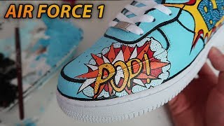 Custom AIR FORCE 1's (POP ART!)