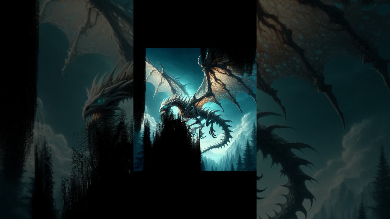 Bone Wyvern created by AI