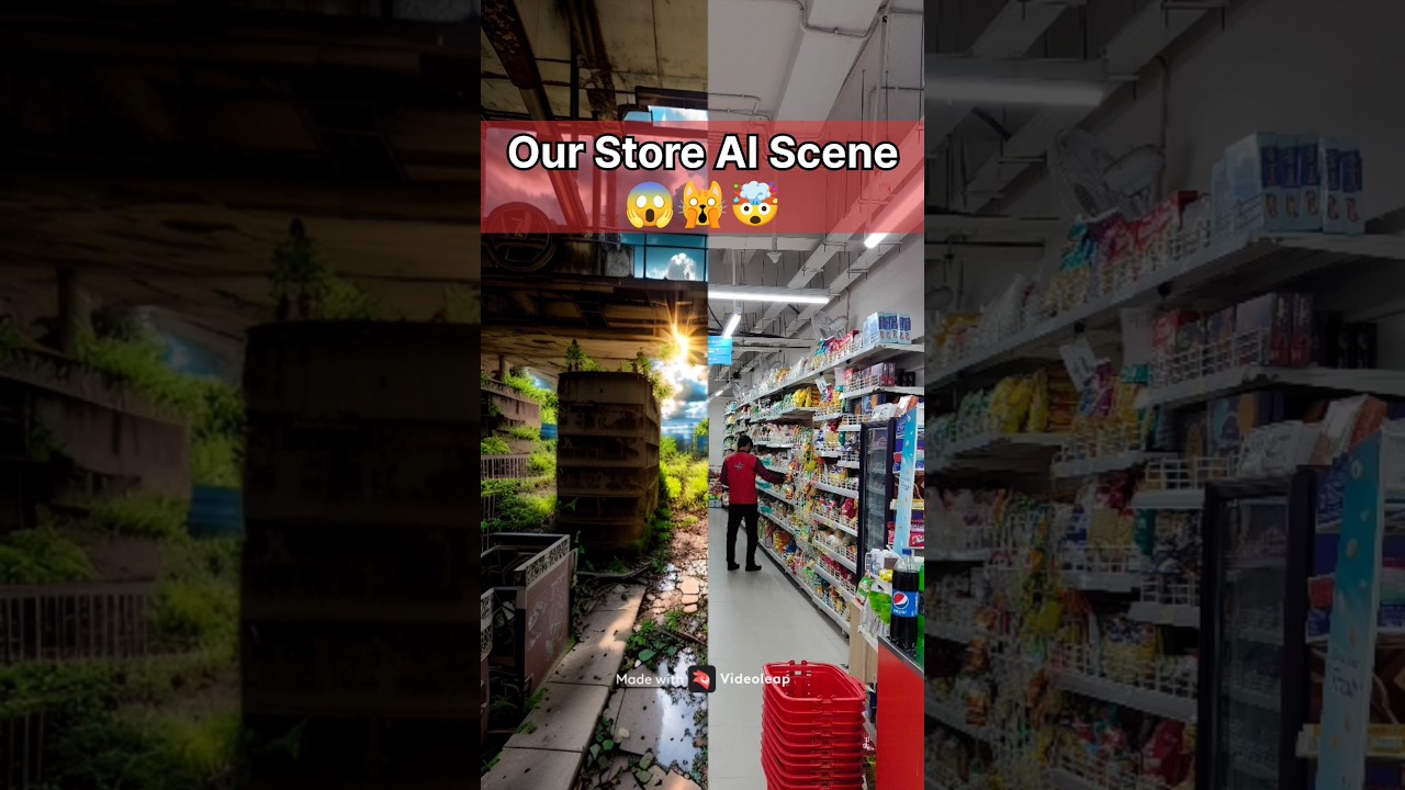 Ai scene of our grocery store 😱 