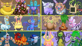 Only RARES - All Islands Full Songs | My Singing Monsters