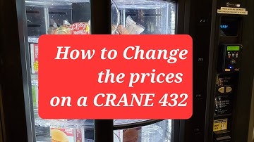 How to Change the Prices on a Crane 432 Vending Machine #vendingmachine #vending