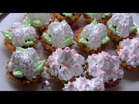 Крем белково-заварной,для наполнения и украшения.