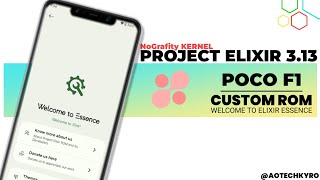 UPDATE! Custom Rom POCO F1 Project Elixir 3.13 + NGK | Custom Rom Android 13