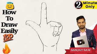 How To Draw Fleming left hand rule Step By Step For Beginner !