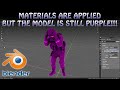 Fix Your Purple Models in Blender FAST