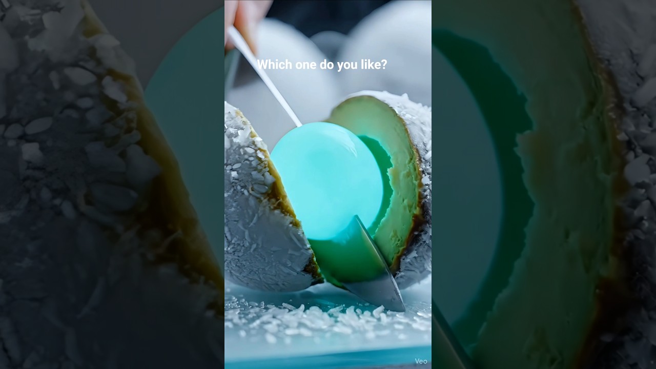 ❄️ Frozen Glass fruit cutting Asmr 