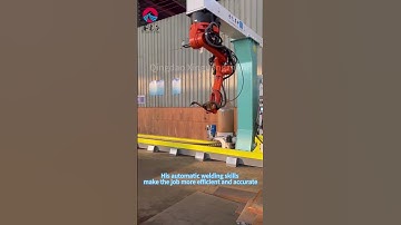 A video show you the automatic welding robot arm from our company. #steelstructure