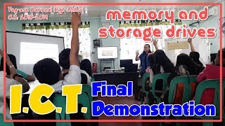 ICT Practice Teaching Final Demonstration - Memory and Storage Drives by Jed Irene Mendoza