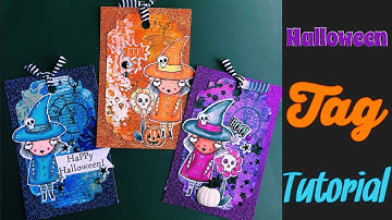 Halloween Tag Tutorial // Halloween Project Share // Vera Lane Tags
