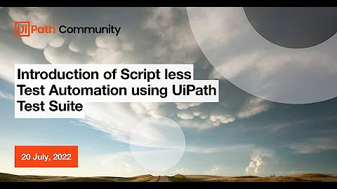 Introduction of Script less Test Automation using UiPath Test Suite