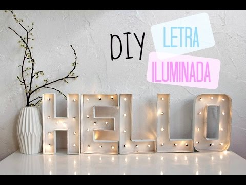 Vaissa Artesanías - 🤩 Letras Luminosas Decorativas con Luces LED 🤩 Estas  letras vintage con luces harán de tu hogar algo encantador. 🌟 Con 16 cm de  altura, las letras de madera