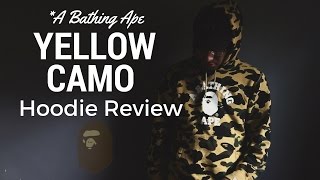 Bape Yellow 1st Camo Hoodie Review