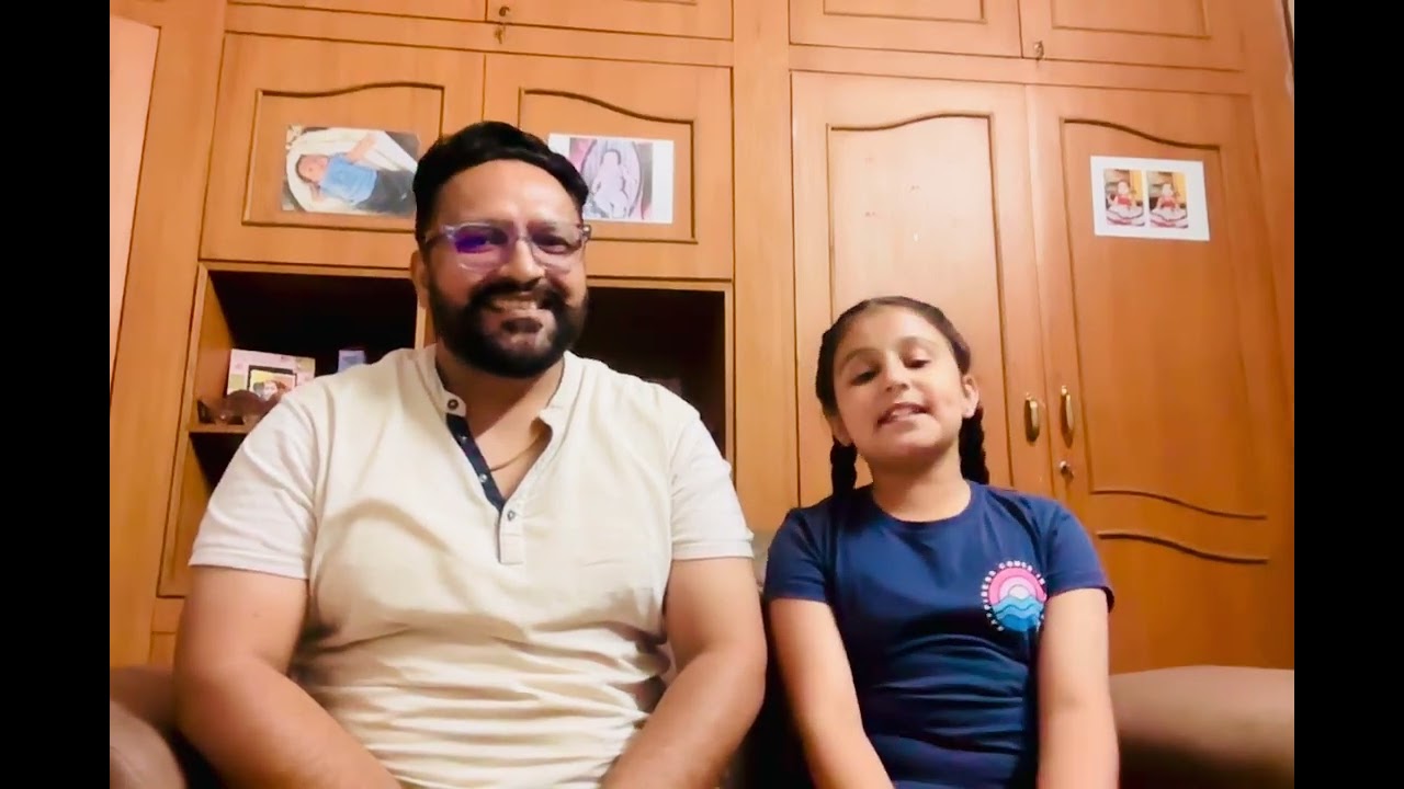 Introduction first day on Dad/Daughter Art & Craft 🙏🏻