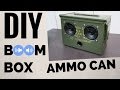 DIY Ammo Can Bluetooth Boombox.