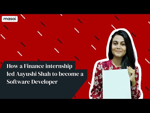 From a Finance Internship to a Software Developer role | Aayushi’s Journey at Masai