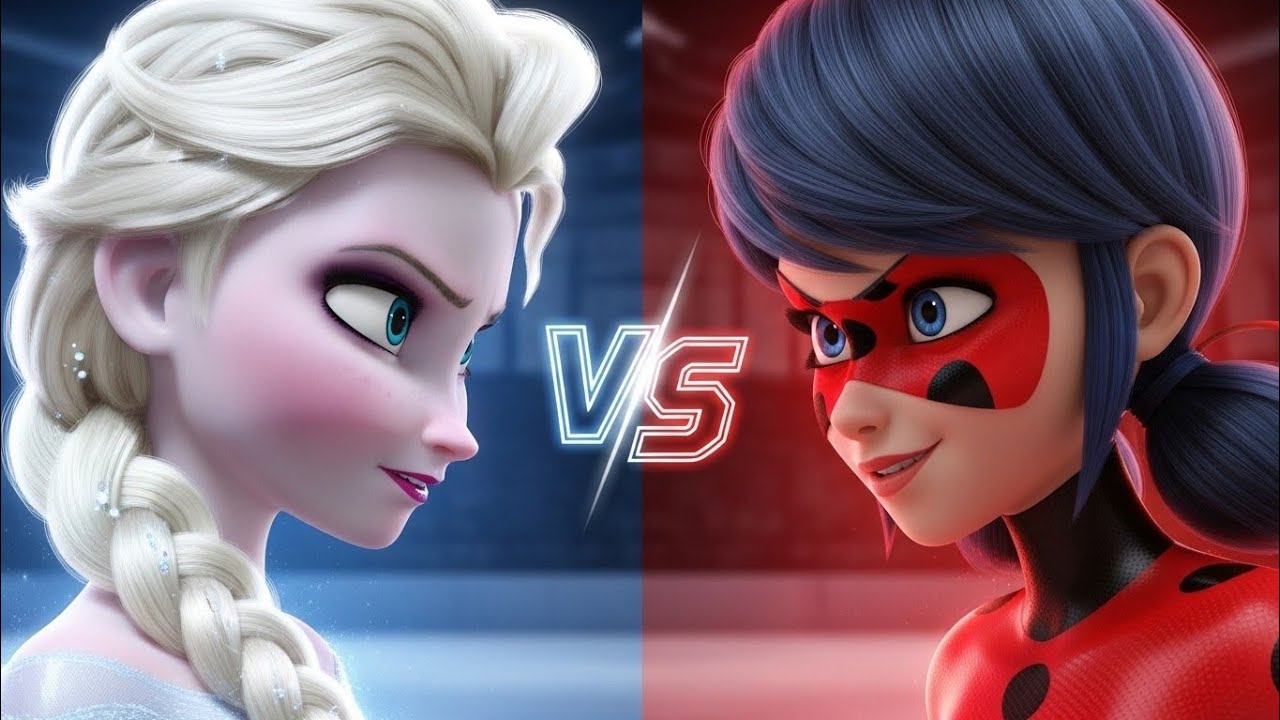 Elsa vs Ladybug SHOCKING Battle! It Started as Ballet👀It Ended as a War! What Happened on the Ice❄️💥