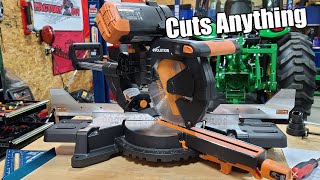 Is The Evolution MultiMaterial Miter Saw For You?  Cuts Wood, Metal & Plastic With Ease