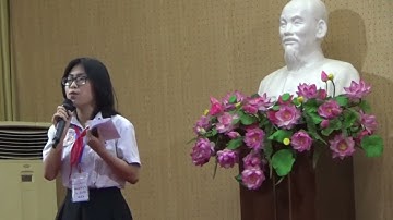 Hùng biện tiếng Anh TP Hải Dương   Nguyễn Ngọc Tâm Đan Lớp 8A THCS Lê Quý Đôn