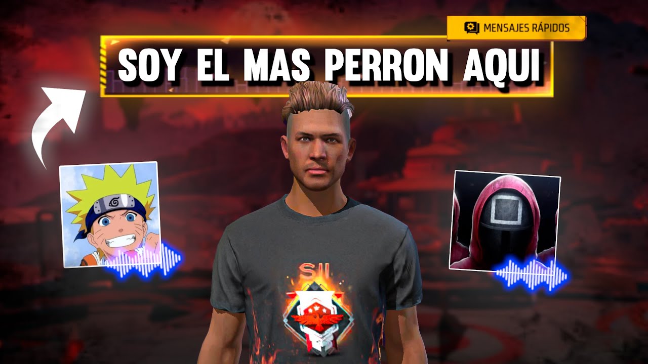 ¡NADIE TIENE ESTOS MENSAJES RAPIDOS DE NARUTO Y EL JUEGO DEL CALAMAR!