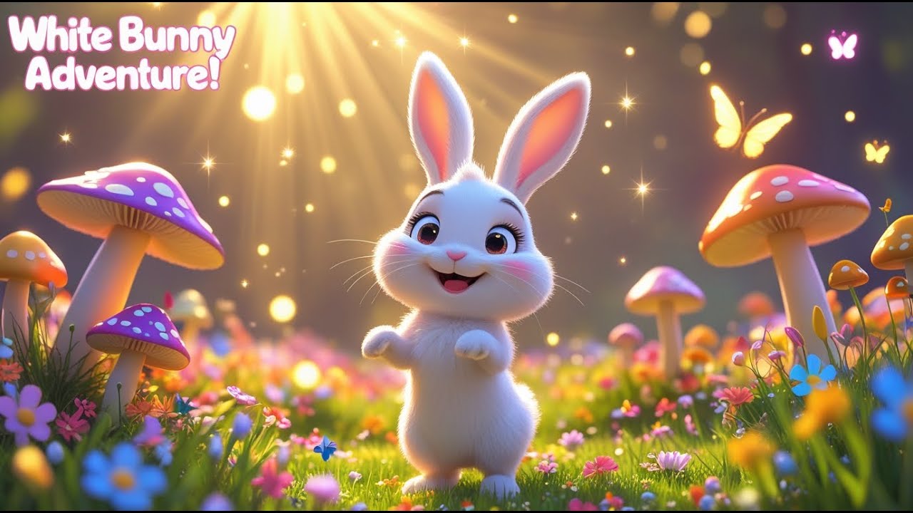 Curious Bunny’s Fun Day 🌈 | Cute Animal Story for Kids