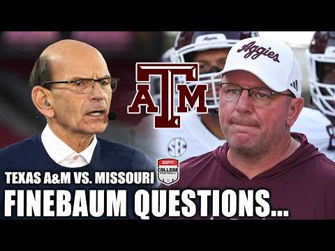 Paul Finebaum GOES IN on Mike Elko following Texas A&M vs. Missouri | The Matt Barrie Show