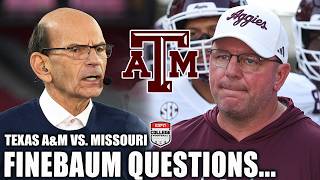 Paul Finebaum GOES IN on Mike Elko following Texas A&M vs. Missouri | The Matt Barrie Show
