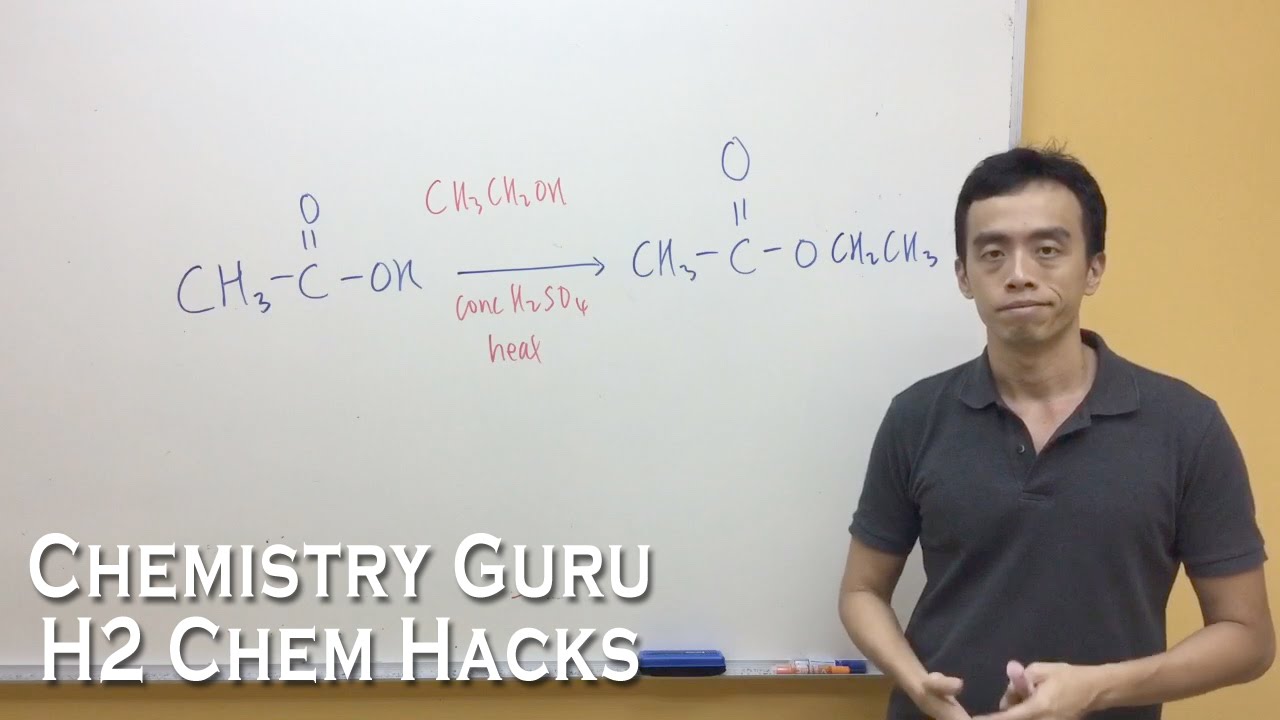 How to memorise Carboxylic Acid Reactions, Reagents and Conditions - H2ChemHacks