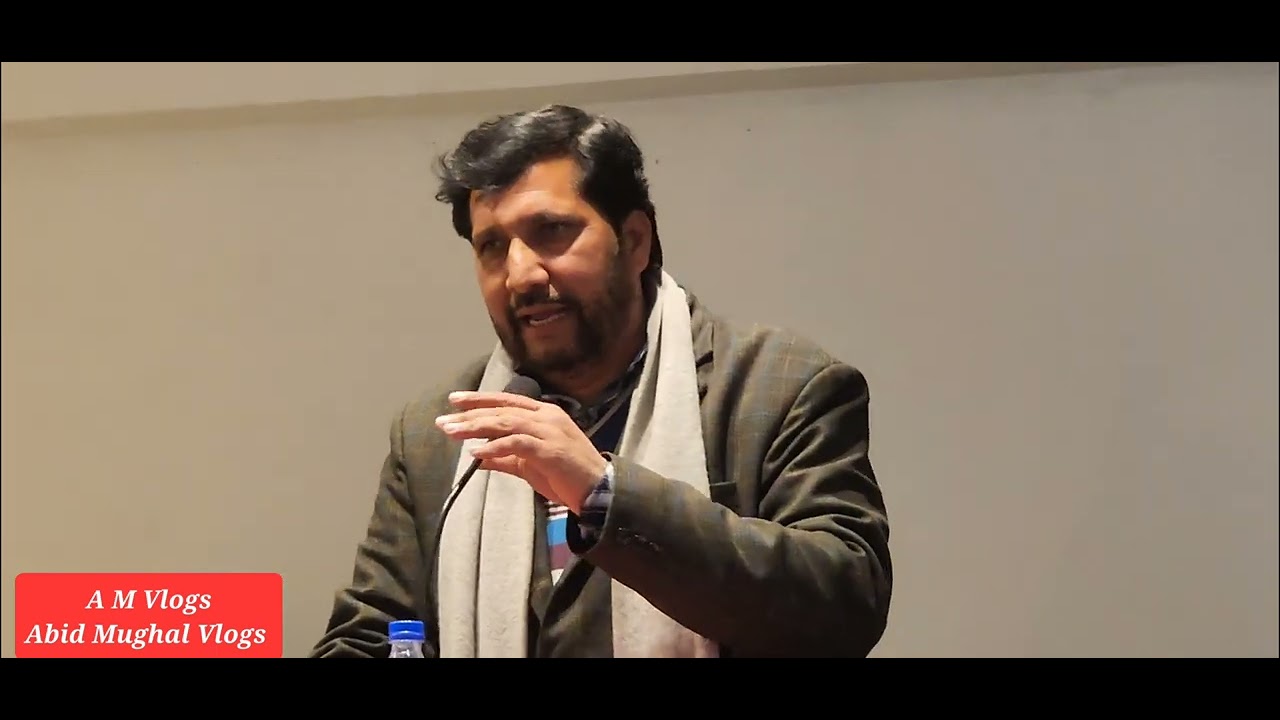 Gh Rasool Beautiful Nizamat by Stage Secretary Gh Rasool Shah Sahib during ...