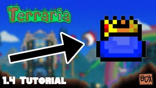 How To Craft The Slime Crown [Terraria 1.4 Tutorial] Summoning Slime King