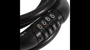 Code Cable Lock Cycling 4-Digital Bicycle Combination Bike Chain Lock