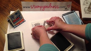 Acrylic Block Backgrounds and Making Circles, too!