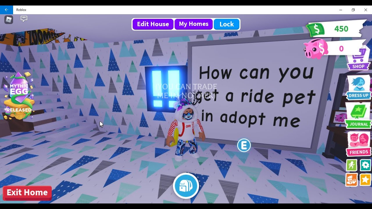 Adopt Me Ride Ci How to get a ride pet in adopt me just by trading - YouTube