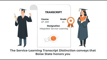What is a Service-Learning Transcript Distinction?