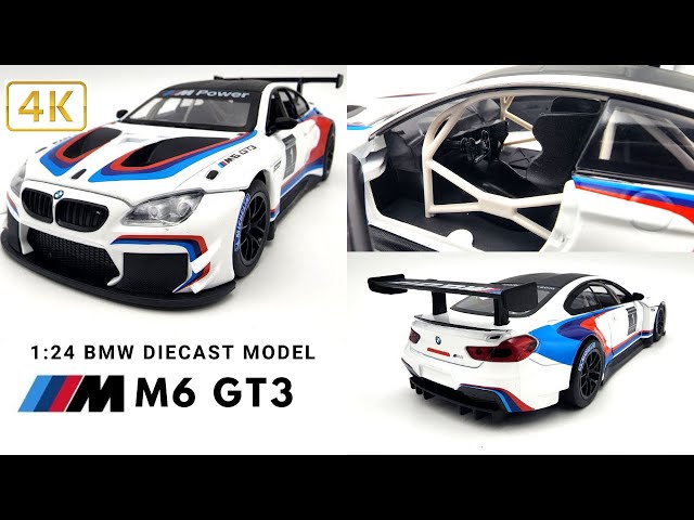 Unboxing 1:24 BMW M6 GT3 Licensed Model Diecast Scale model - YouTube