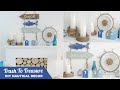 DIY Nautical Farmhouse Decor ⚓ Trash to Treasure Beach and Coastal Crafts