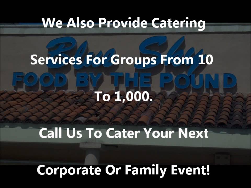 Blue Sky Food By The Pound Serving Miami Florida YouTube